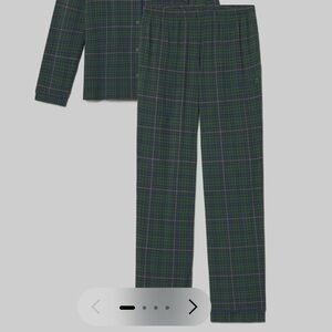 NWT Tommy John Downtime Greener Pastures Flannel Plaid Pant Size Small
